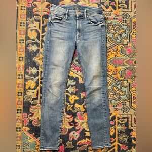 MOTHER High Waisted Looker Ankle Jean